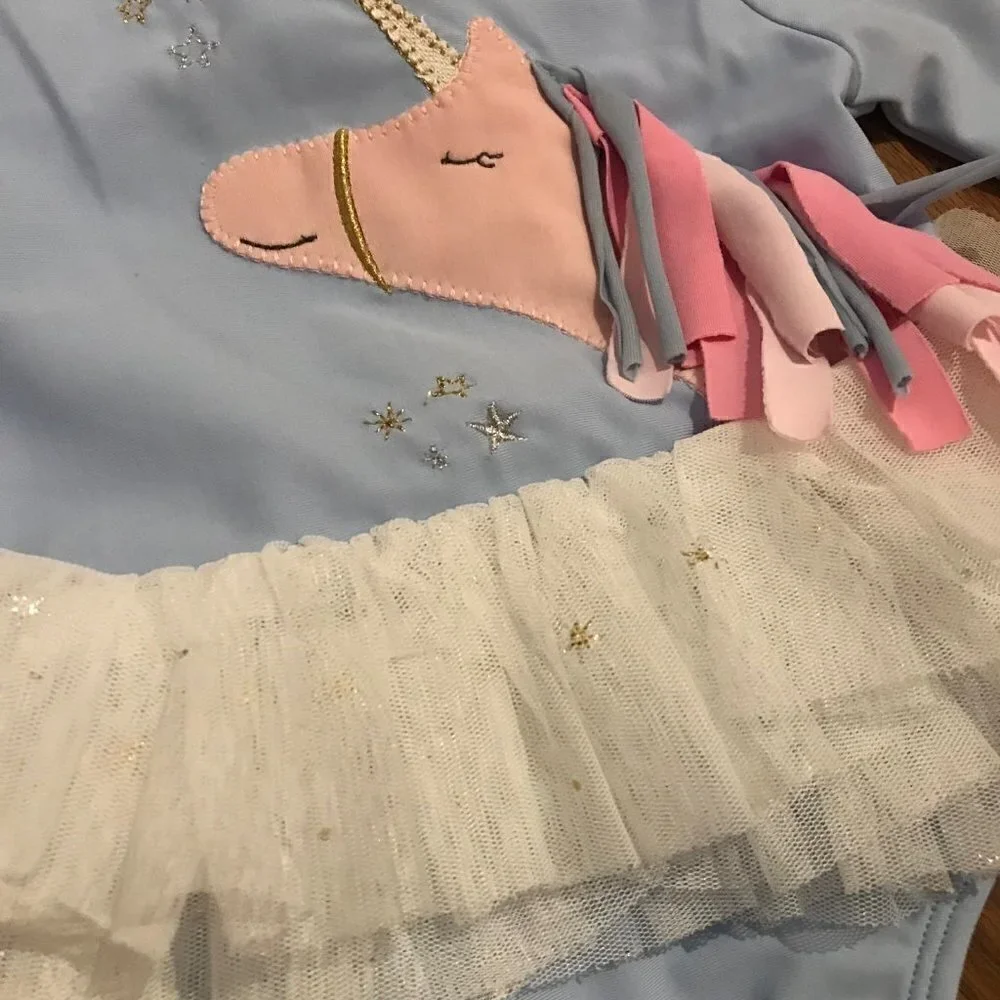 Mud pie unicorn swimsuit